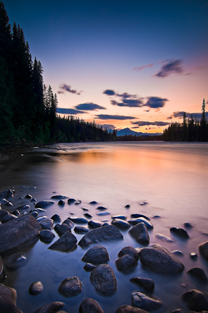 Athabasca River, Jasper National Park, Alberta, Canada